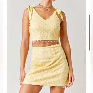 NWT! Yellow set from Francescas
